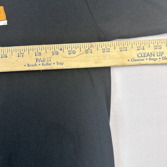 VTG Praha Handmade 90s Converse Sneakers Chuck Taylor Shirt Large Black - Picture 5 of 7